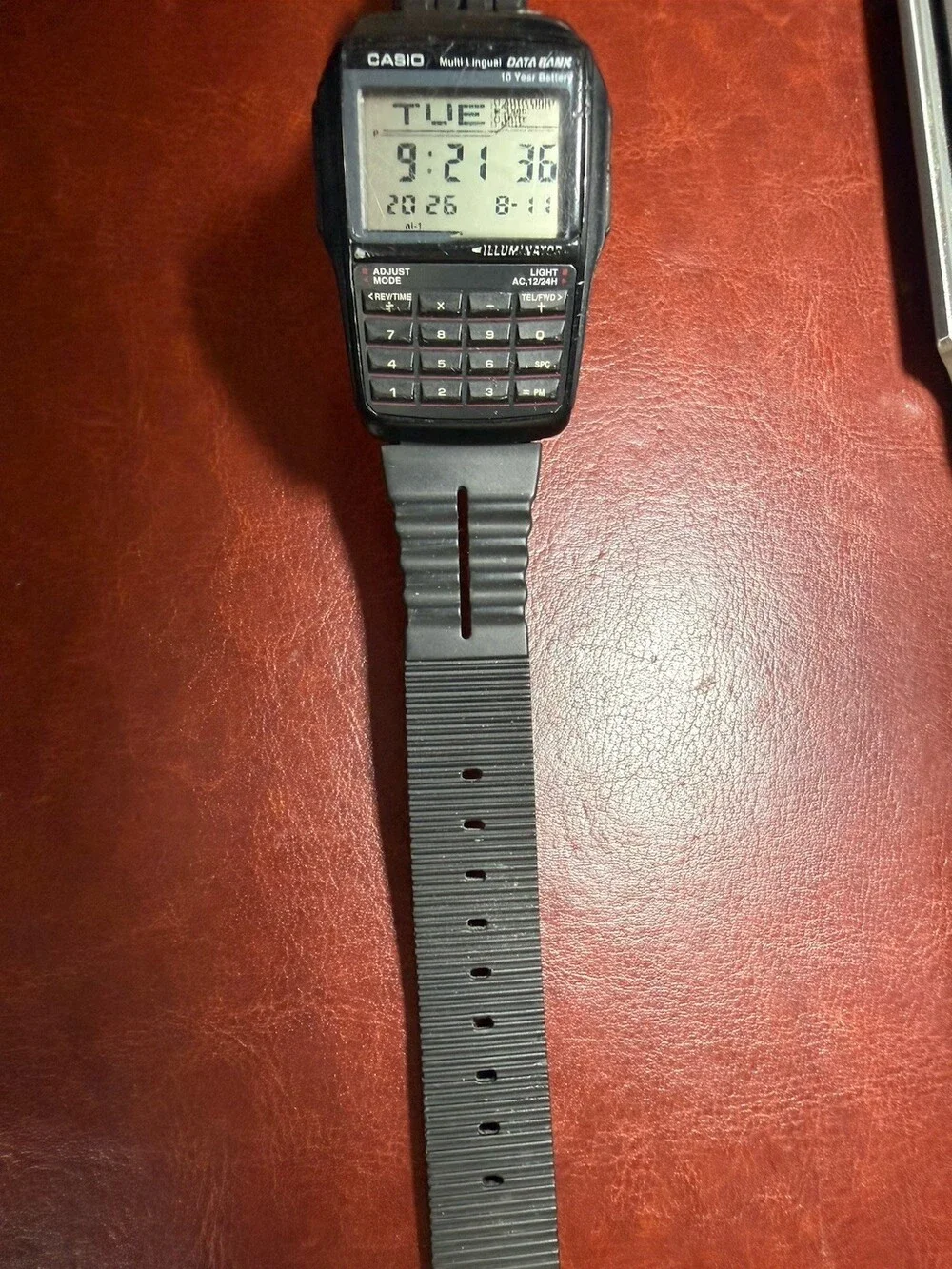 Casio DBC-32 Databank Calculator Watch Telememo 25 Module 2888 Working